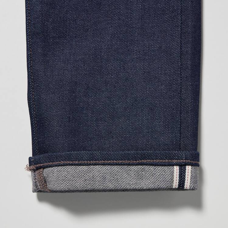 Uniqlo Stretch Selvedge Slim Fit Džínsy Panske Námornícka Modrá | IJMXNL-587
