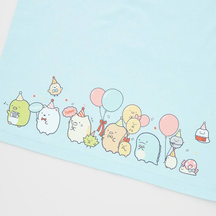 Uniqlo Sumikkogurashi Ut Grafika Tricko Detske Modre | PZCQIS-209