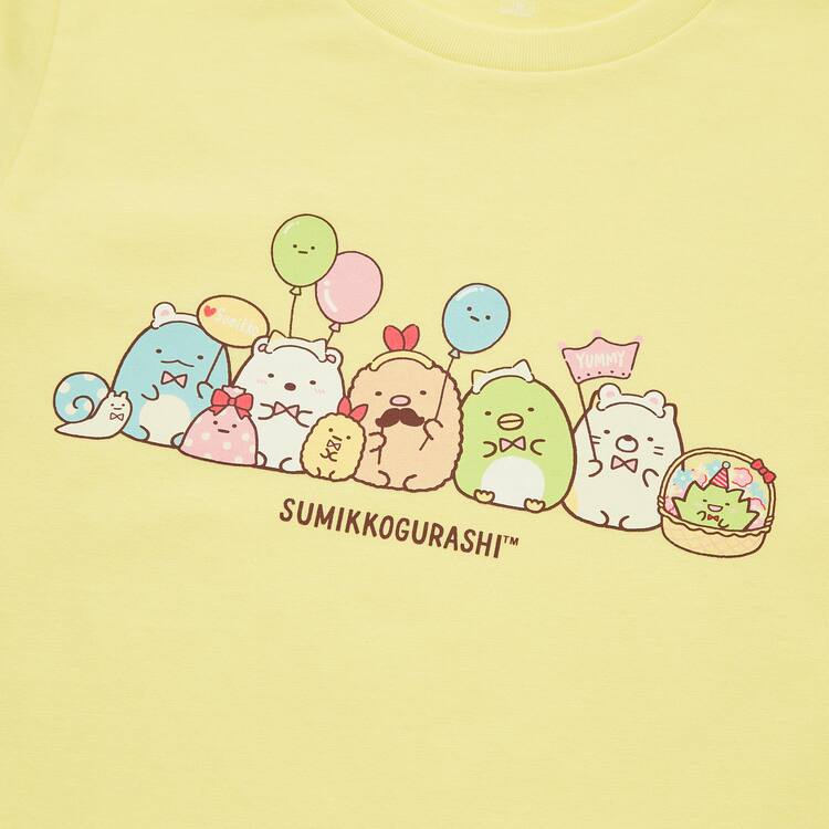 Uniqlo Sumikkogurashi Ut Grafika Tricko Detske Žlté | TONRVI-413