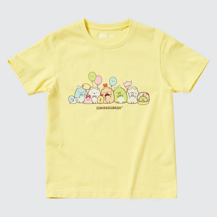 Uniqlo Sumikkogurashi Ut Grafika Tricko Detske Žlté | TONRVI-413