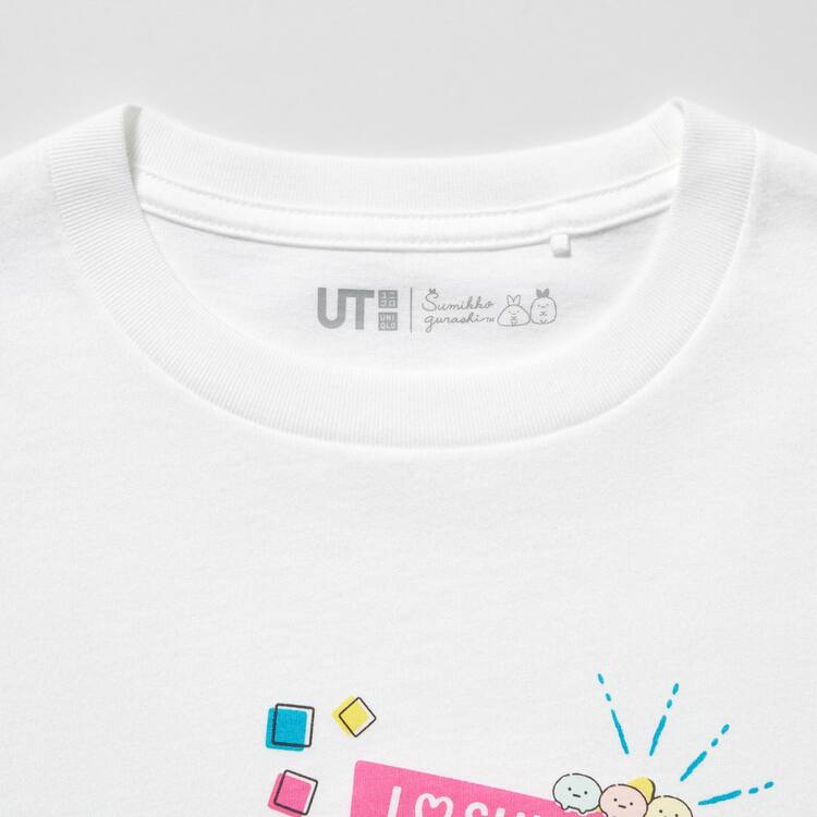 Uniqlo Sumikkogurashi Ut Grafika Tricko Detske Biele | ZSWKRL-793
