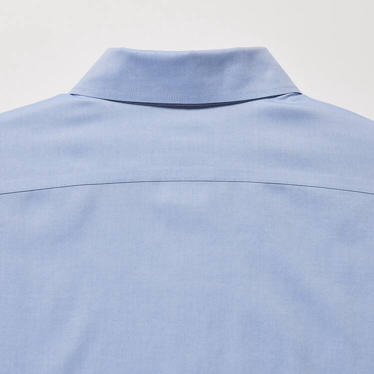 Uniqlo Super Non-iron Slim Fit (2020 Season) Kosele Panske Svetlo Modre | CGLQUJ-657