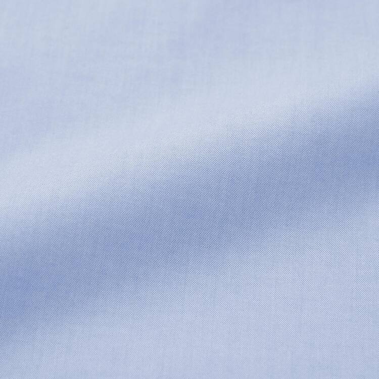 Uniqlo Super Non-iron Slim Fit (Semi-cutaway Collar) Kosele Panske Svetlo Modre | IEKFTB-605