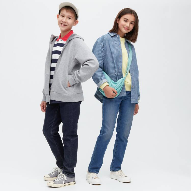 Uniqlo Super Soft Džínsy Detske Modre | THAPZW-675