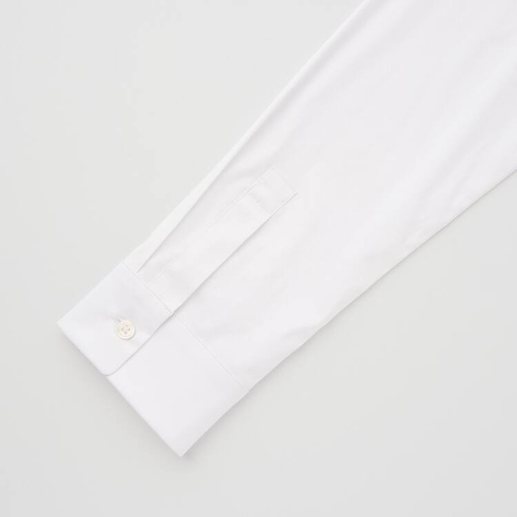 Uniqlo Supima Bavlnene Stretch Broadcloth Long Sleeved Kosele Damske Biele | FUDEXL-610