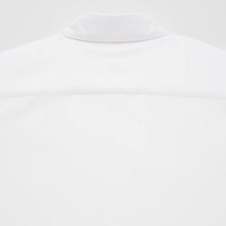 Uniqlo Supima Bavlnene Stretch Broadcloth Long Sleeved Kosele Damske Biele | FUDEXL-610