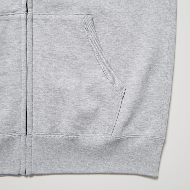 Uniqlo Sweat Zipped Loungewear Panske Siva | GPZMOI-723
