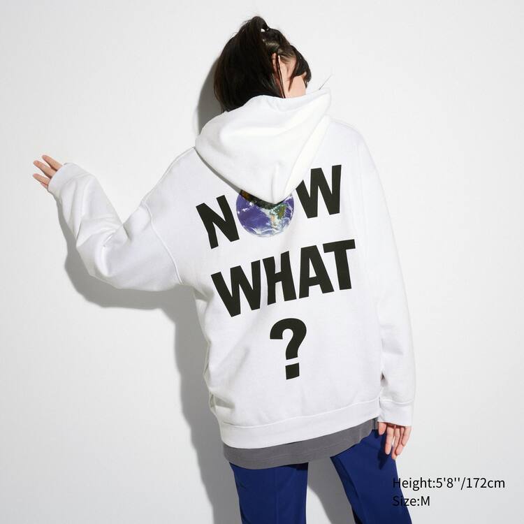 Uniqlo The Message Ut Grafika (Cali Dewitt) Mikiny S Kapucňou Panske Biele | SIQKJO-571