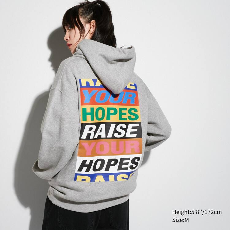 Uniqlo The Message Ut Grafika (Lakwena) Mikiny S Kapucňou Panske Siva | UGXSVH-591