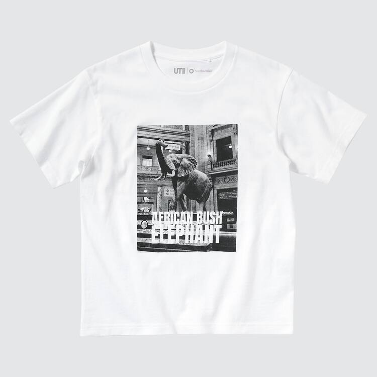Uniqlo The Smithsonian Ut Grafika Tricko Detske Biele | ZTQRDO-437