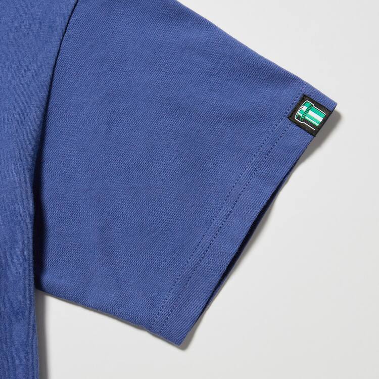 Uniqlo The Super Mario Bros Movie Ut Grafika Tricko Detske Modre | FRMTPO-519