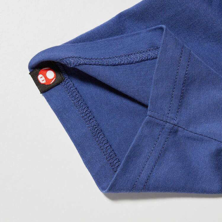 Uniqlo The Super Mario Bros Movie Ut Grafika Tricko Detske Modre | FRMTPO-519