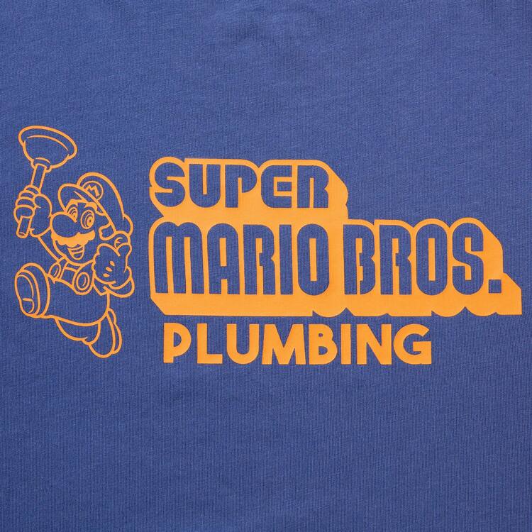 Uniqlo The Super Mario Bros Movie Ut Grafika Tricko Detske Modre | FRMTPO-519