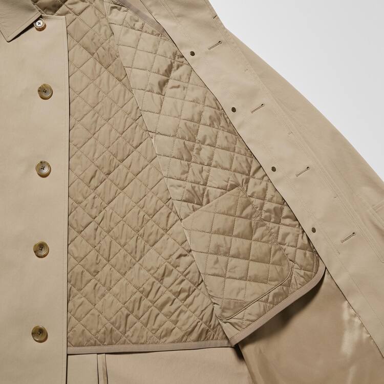 Uniqlo Three-way Single Breasted Kabáty Panske Béžové | ZNSXCM-803