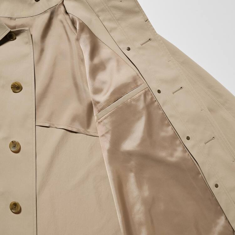 Uniqlo Three-way Single Breasted Kabáty Panske Béžové | ZNSXCM-803