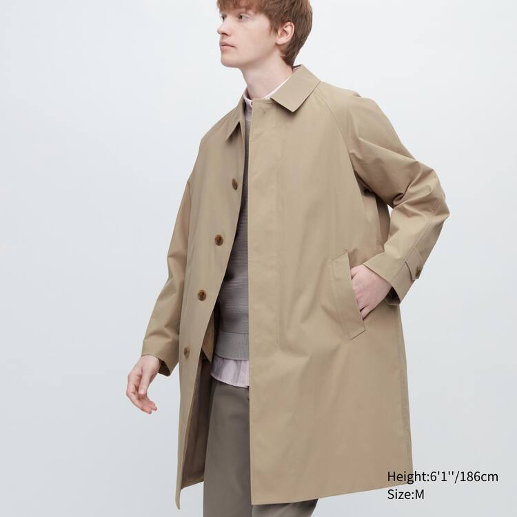 Uniqlo Three-way Single Breasted Kabáty Panske Béžové | ZNSXCM-803