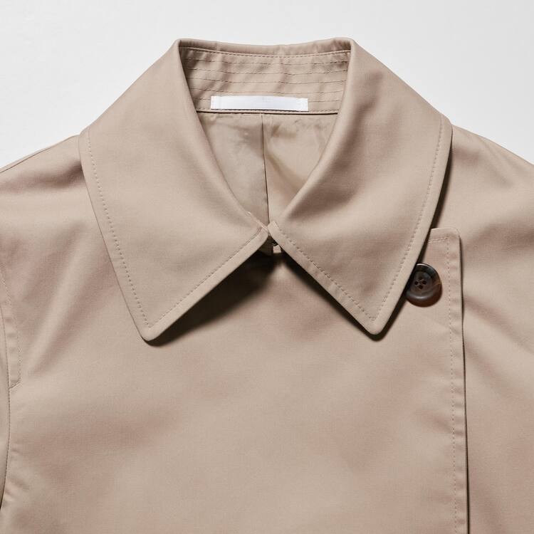 Uniqlo Trench Kabáty Damske Béžové | AQLBKC-539