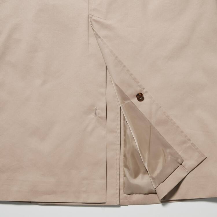 Uniqlo Trench Kabáty Damske Béžové | AQLBKC-539