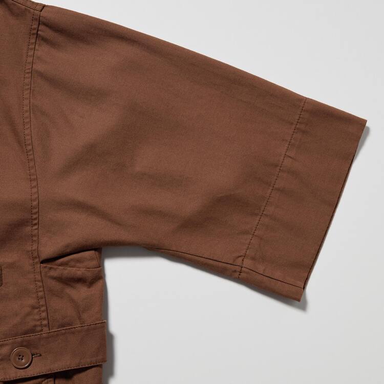 Uniqlo U 3/4 Sleeved Saty Damske Hnede | NVHMAE-097