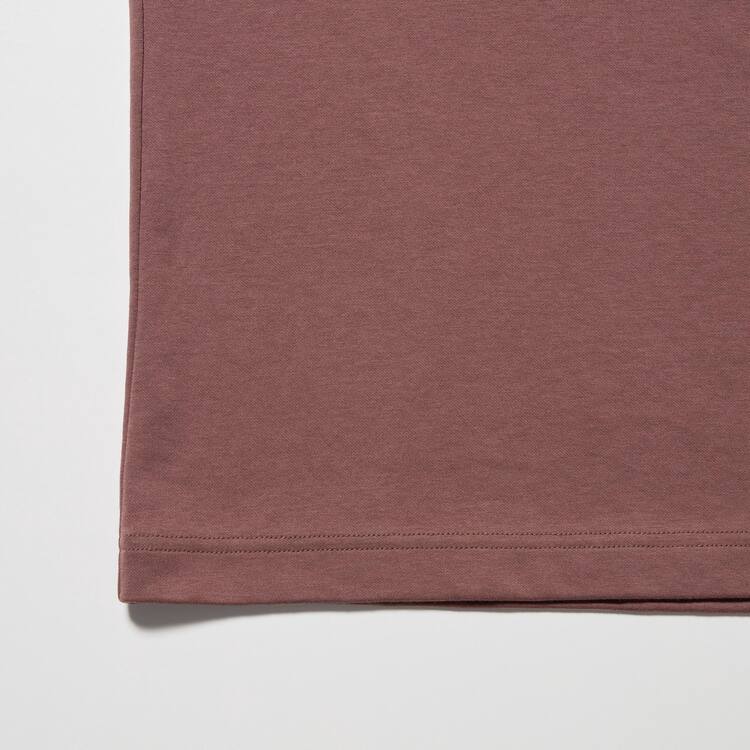 Uniqlo U Airism Bavlnene Crew Neck Oversized Tricko Panske Bordove | OHQMBN-498