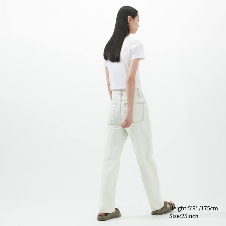 Uniqlo U Curved Džínsy Damske Biele | TPYRJB-215