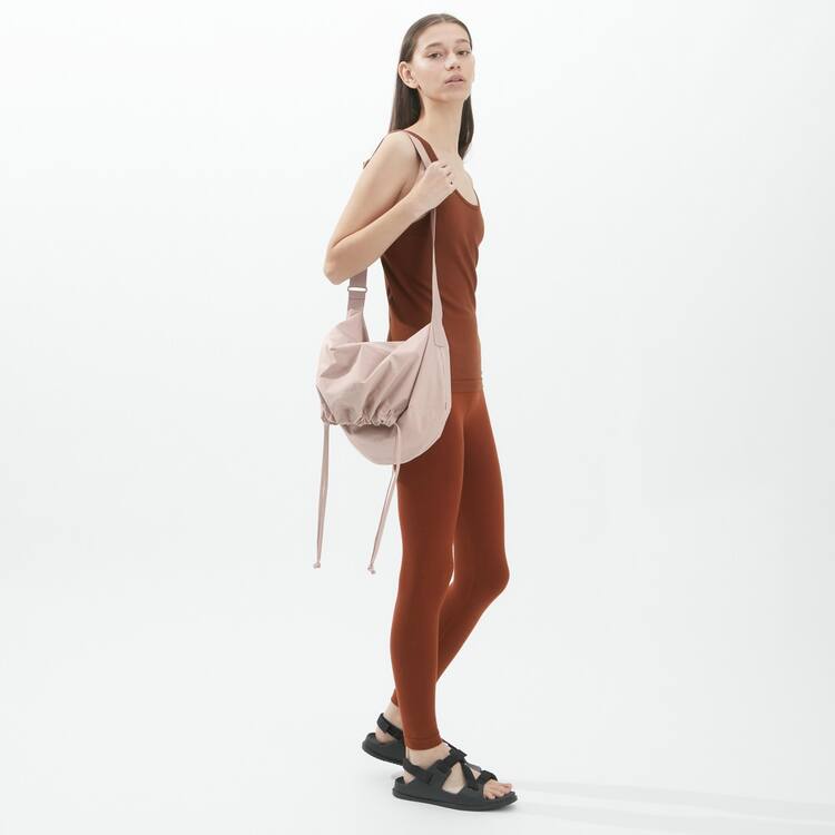 Uniqlo U Drawstring Shoulder Tasky Damske Béžové | XNHOJE-381