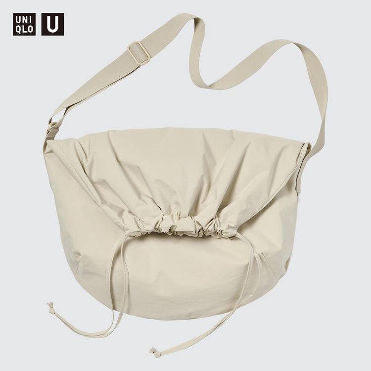 Uniqlo U Drawstring Shoulder Tasky Damske Béžové | XNHOJE-381
