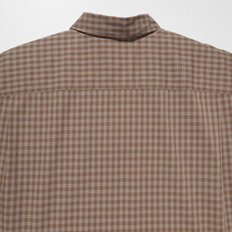Uniqlo U Oversized Checked Bežná Kosele Panske Siva | FYLNUW-139