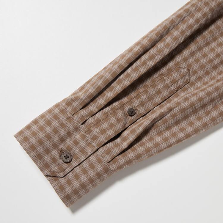 Uniqlo U Oversized Checked Bežná Kosele Panske Siva | FYLNUW-139