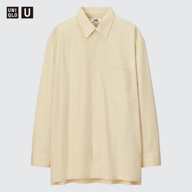 Uniqlo U Oversized Kosele Panske Krém | SFHLUA-753