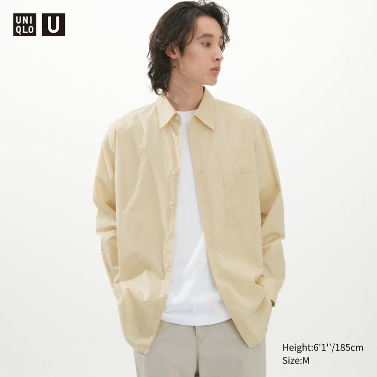 Uniqlo U Oversized Kosele Panske Krém | SFHLUA-753