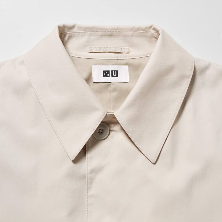 Uniqlo U Oversized Single Breasted Kabáty Panske Biele | FMLCPK-943