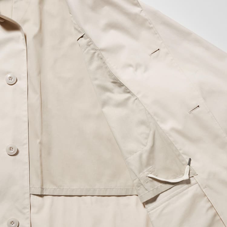 Uniqlo U Oversized Single Breasted Kabáty Panske Biele | FMLCPK-943