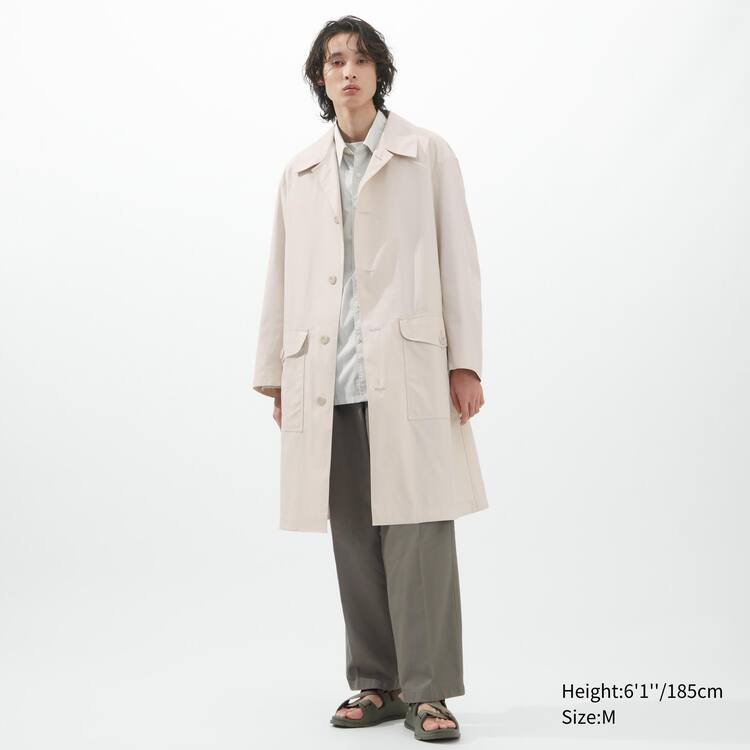 Uniqlo U Oversized Single Breasted Kabáty Panske Biele | FMLCPK-943