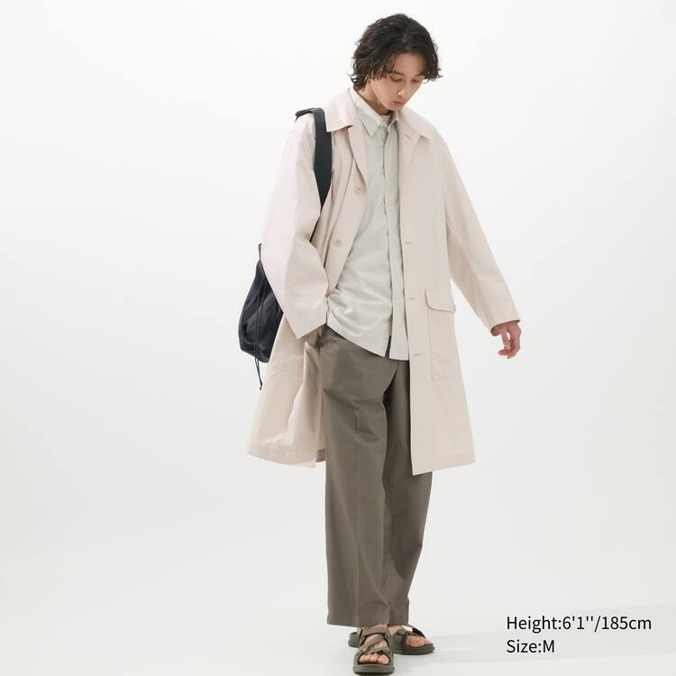 Uniqlo U Oversized Single Breasted Kabáty Panske Biele | FMLCPK-943
