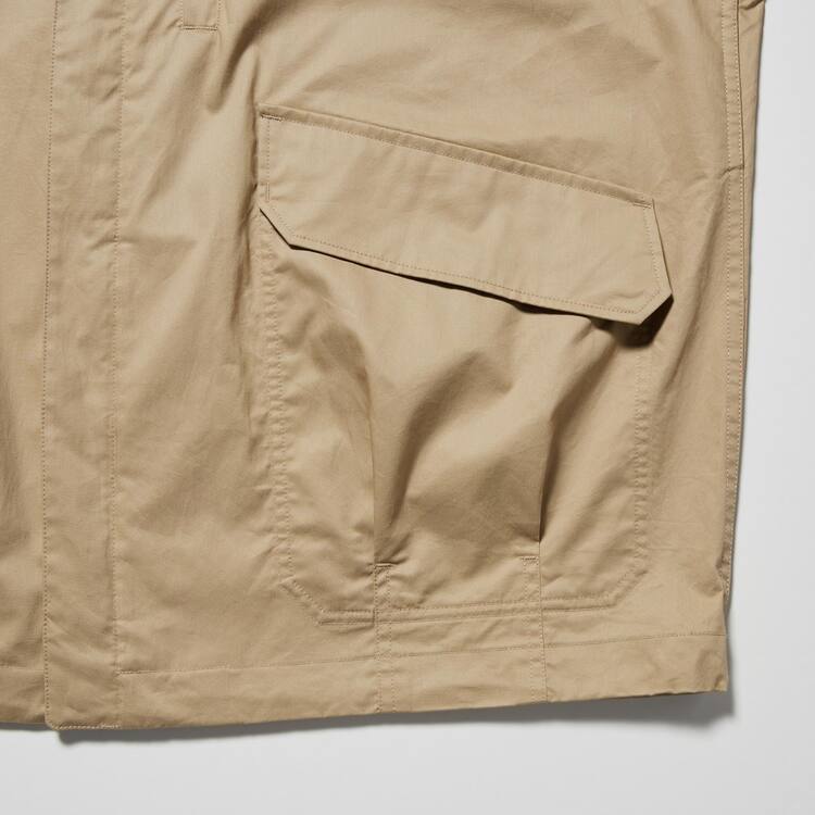 Uniqlo U Oversized Utility Bundy Panske Béžové | PLCFGS-750