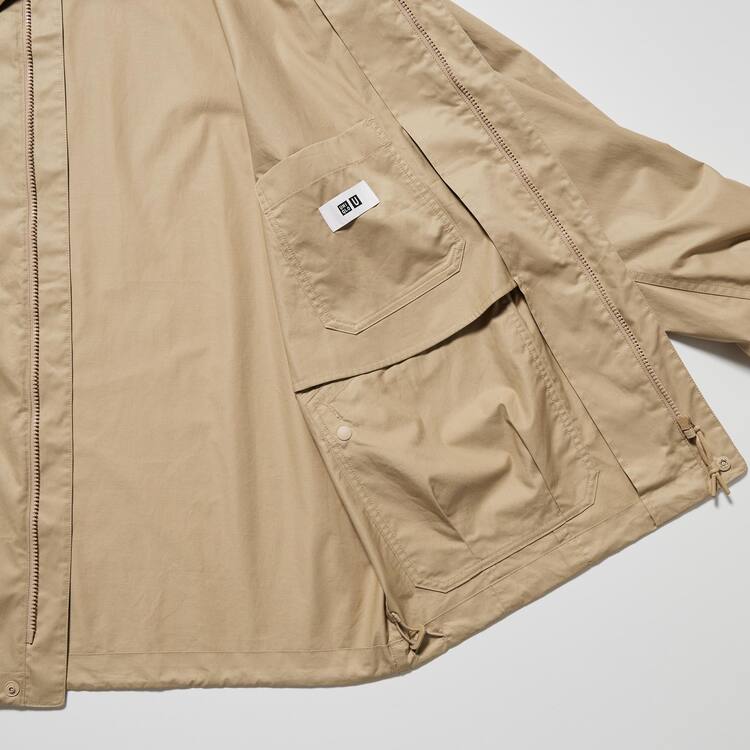 Uniqlo U Oversized Utility Bundy Panske Béžové | PLCFGS-750