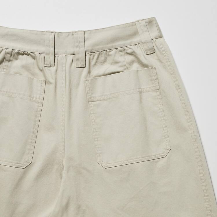 Uniqlo U Plisované Jogger Nohavice Damske Béžové | BSQCMU-723