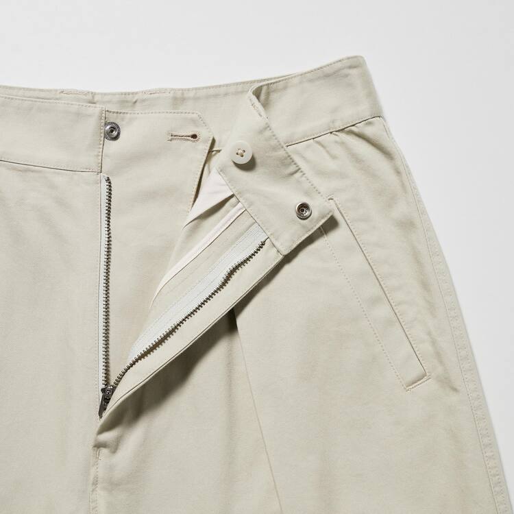 Uniqlo U Plisované Jogger Nohavice Damske Béžové | BSQCMU-723