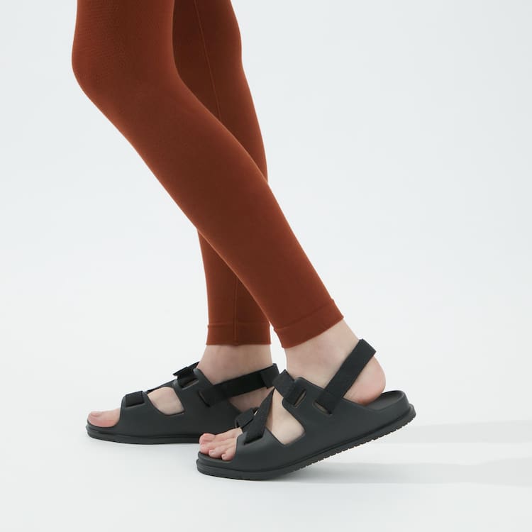 Uniqlo U Sandále Panske Čierne | RKSXDN-412