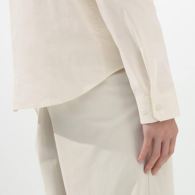 Uniqlo U Stretch Kosele Damske Biele | OFLPDN-482