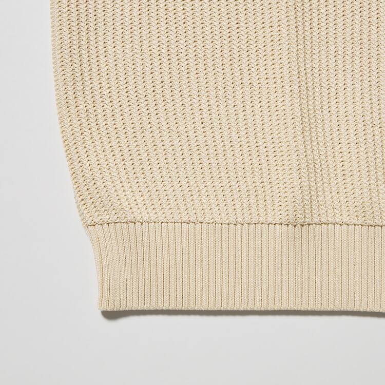 Uniqlo U V Neck Pleteniny Damske Béžové | JFKMYU-985