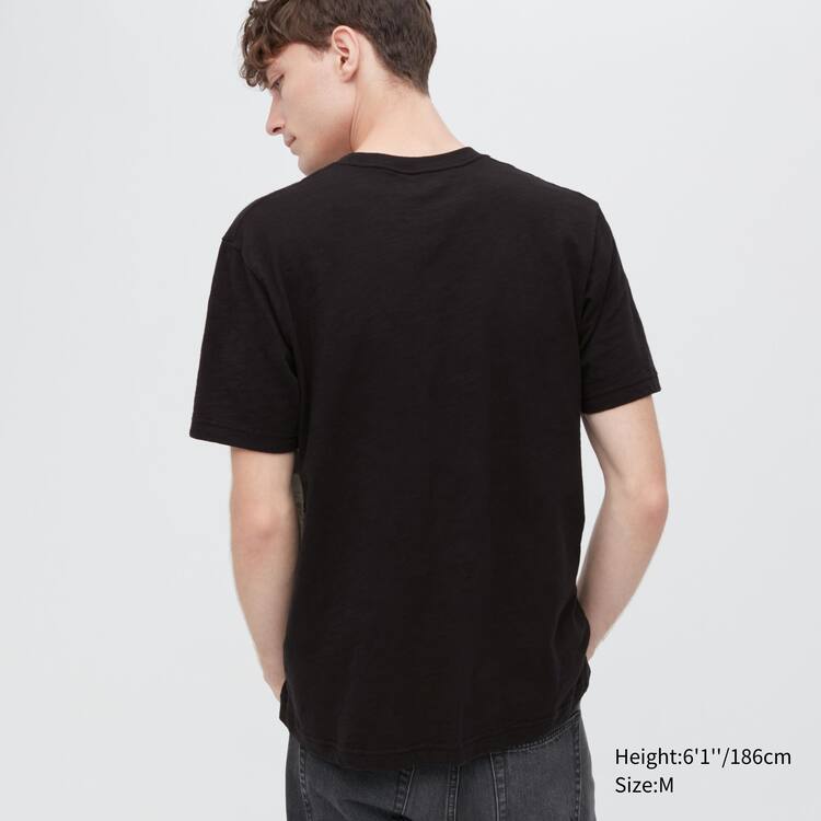 Uniqlo Ukiyo-e Archive Ut Grafika Tricko Panske Čierne | CXULGD-183
