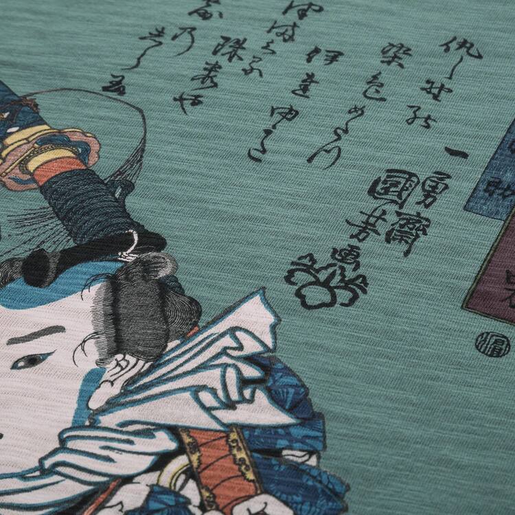 Uniqlo Ukiyo-e Archive Ut Grafika Tricko Panske Zelene | GDBUQO-513
