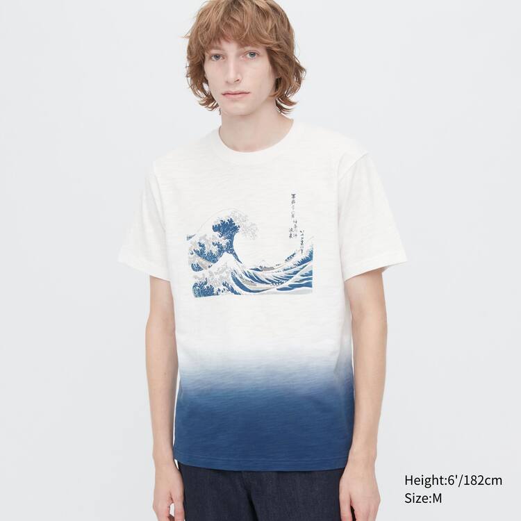 Uniqlo Ukiyo-e Archive Ut Grafika Tricko Panske Biele | PHSNQK-835