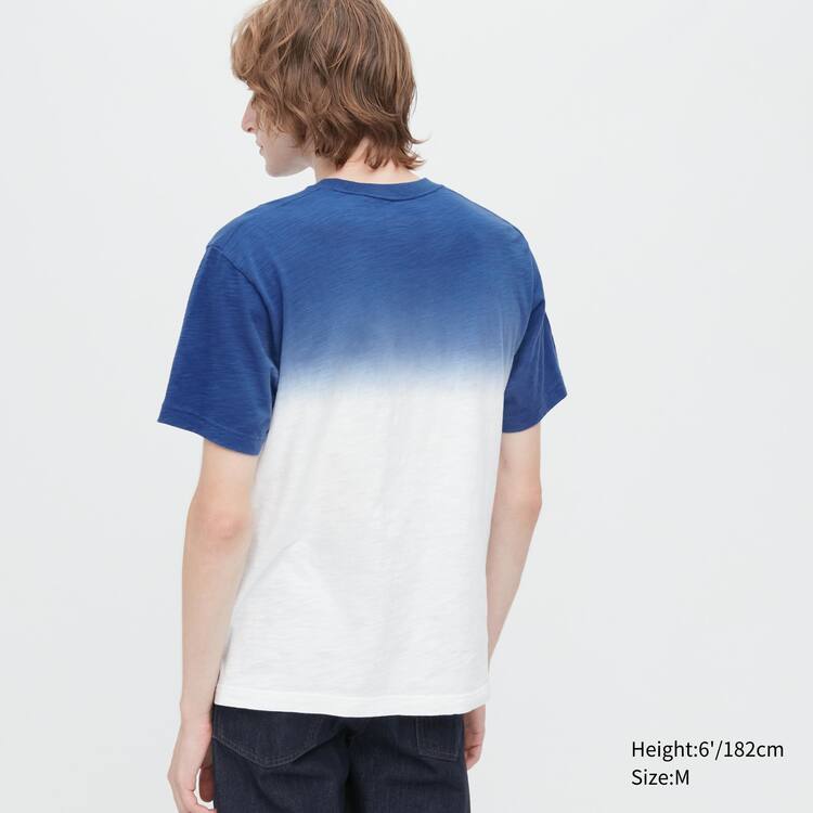Uniqlo Ukiyo-e Archive Ut Grafika Tricko Panske Modre | PQBNEF-079
