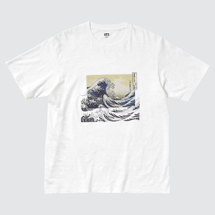 Uniqlo Ukiyo-e Masters Ut Grafika Tricko Panske Biele | QSXYOZ-138