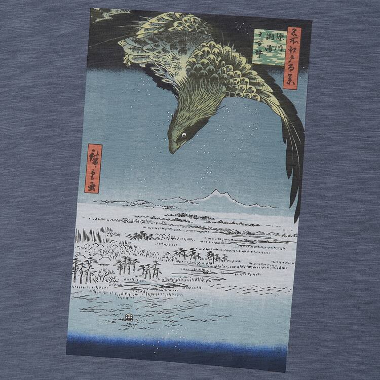 Uniqlo Ukiyo-e Masters Ut Grafika Tricko Panske Siva | YDRVPW-710