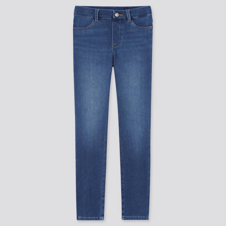 Uniqlo Ultra Stretch Denim (2021 Season) Džínsy Detske Modre | CLJDNX-712