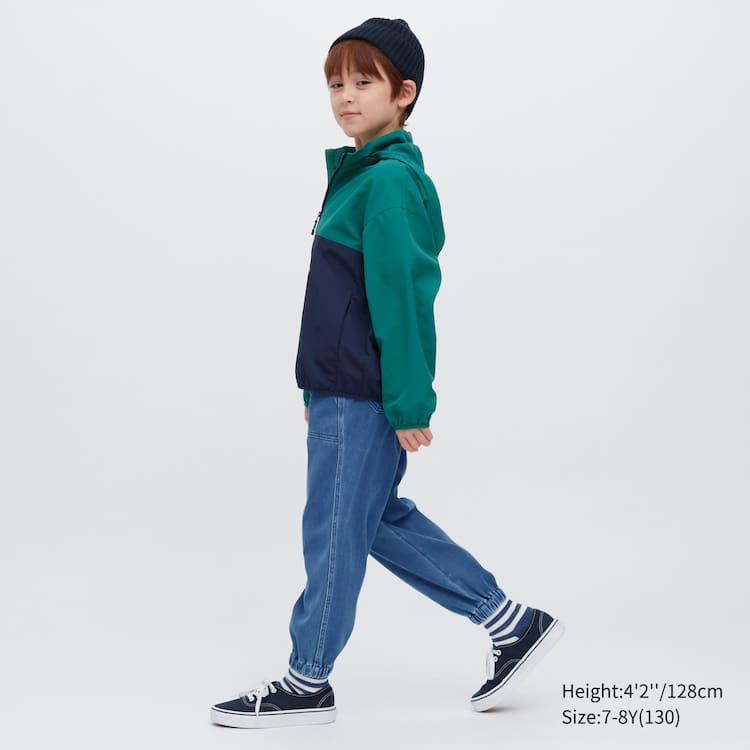 Uniqlo Ultra Stretch Denim Jogger Nohavice Detske Modre | CWRVIH-153